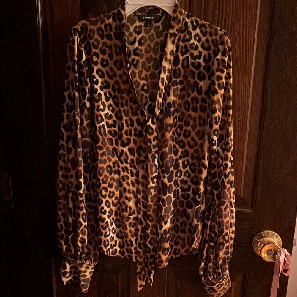 Leopard Print Blouse